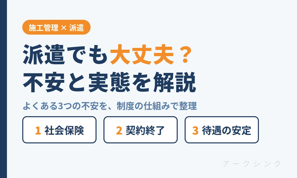 派遣の不安と実態